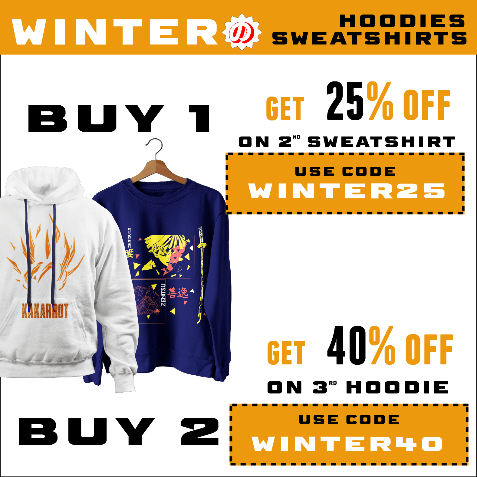 Shop Anime Hoodies with Great Offers from the Winter Anime Collection
