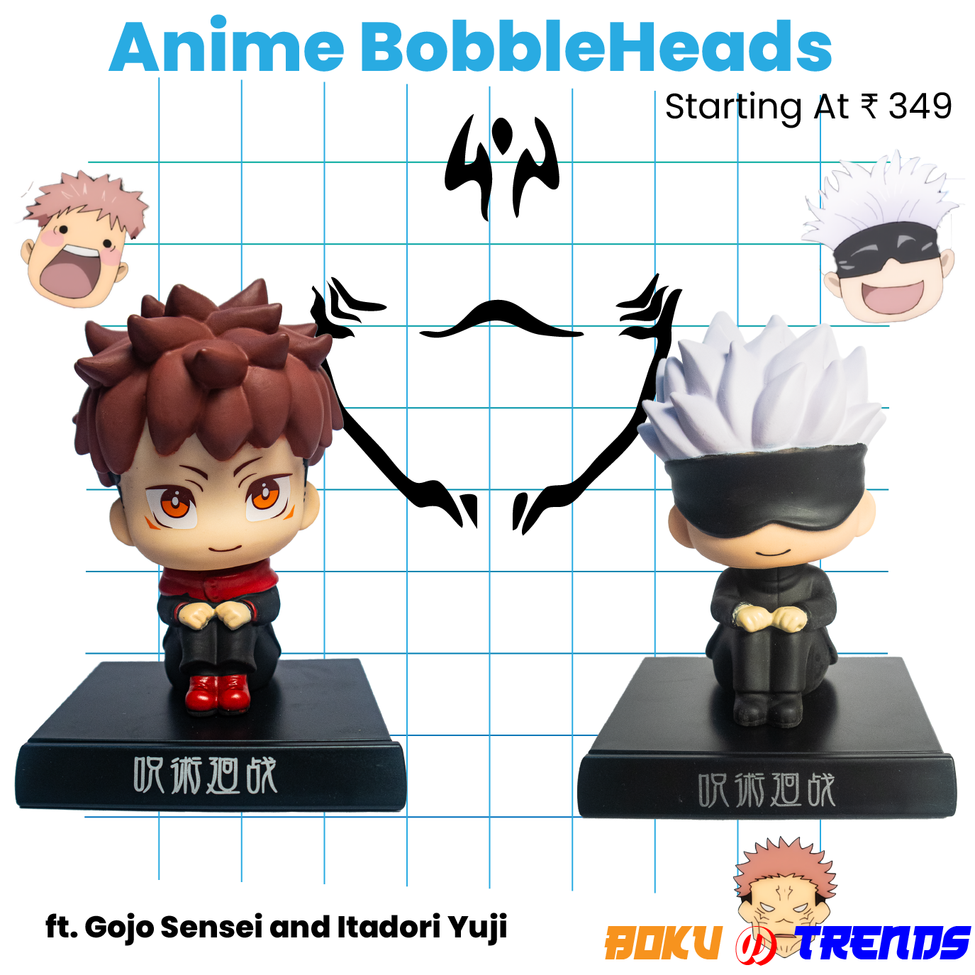 High Quality Anime Clothing, Action Figures, Bobble Heads, Keychains and More on Bokunotrends.com