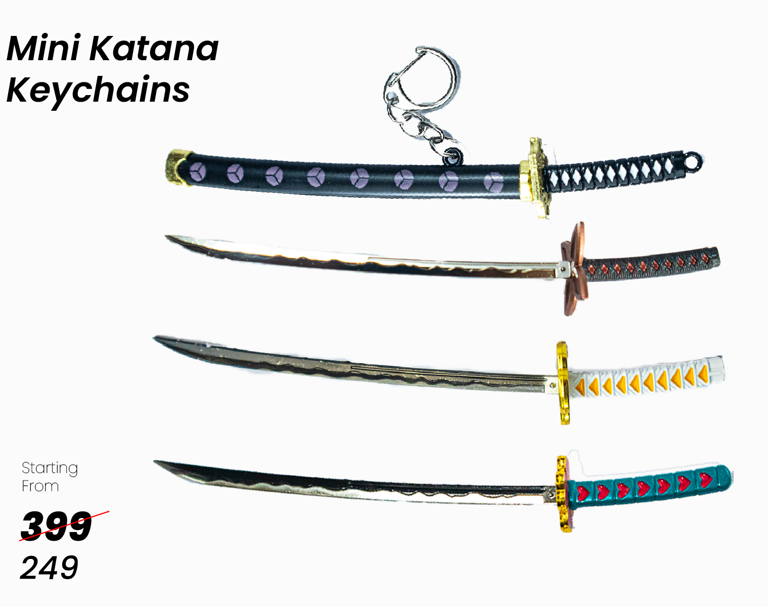 Shop Mini Katana Anime Sword Keychains
