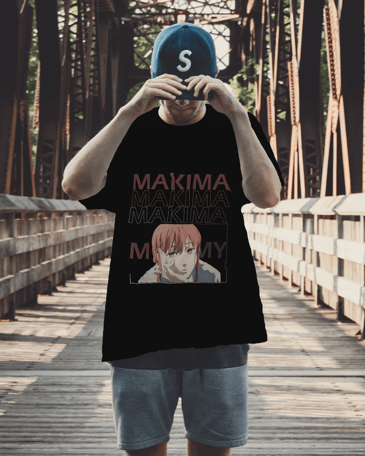 Makima ChainSaw Man Aesthetic Anime Oversized Tee