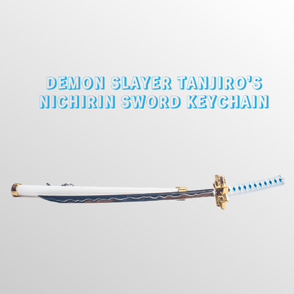 Tanjiro Nichirin Sword Mini Keychain From Demon Slayer Anime