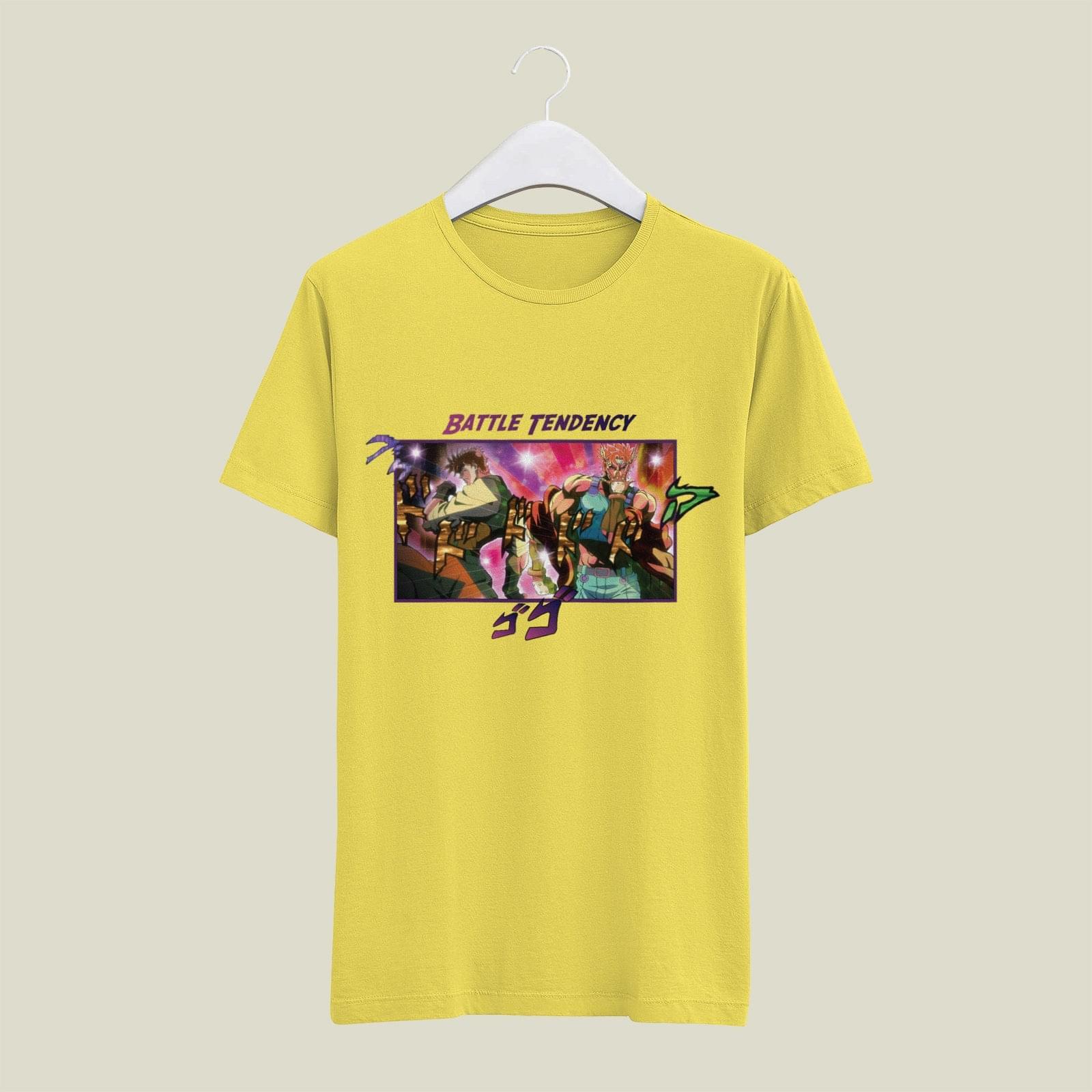 Yellow best sale anime shirt