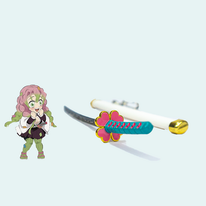 Cute Mitsuri  Kanroji with her Love Hashira Sword Replica
