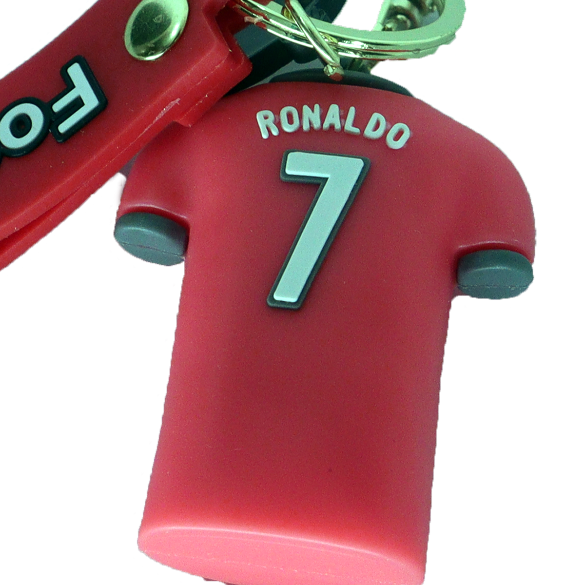 Ronaldo No. 7 Jersey Keychain legendary details