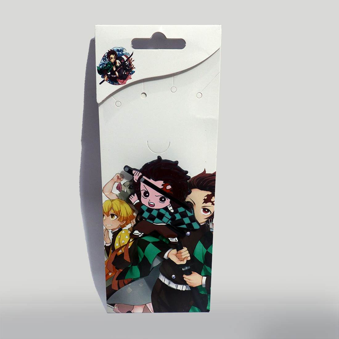 Tanjiro Cute Brooch with packaging
