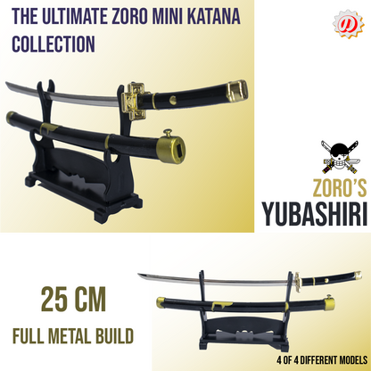 Zoro Yubashiri 25 cm Metal Katana all details